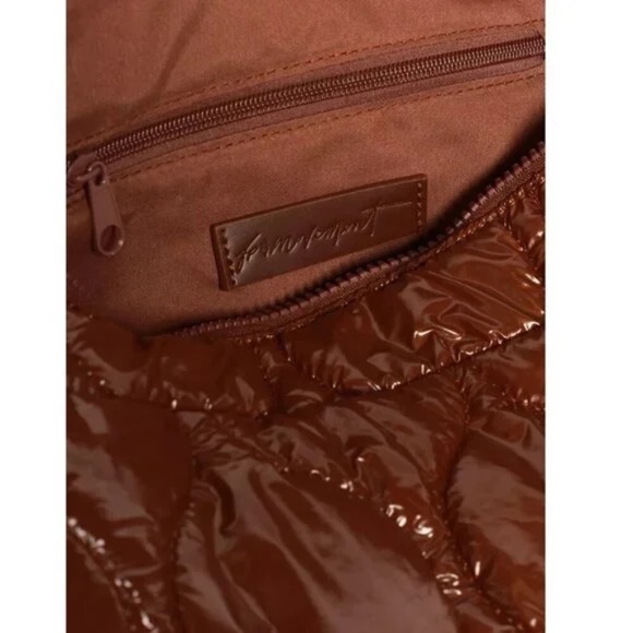 FP Movement Surplus Shine Quilted Bag in Nutshell Brown $98 Retail NWT - Picture 5 of 6